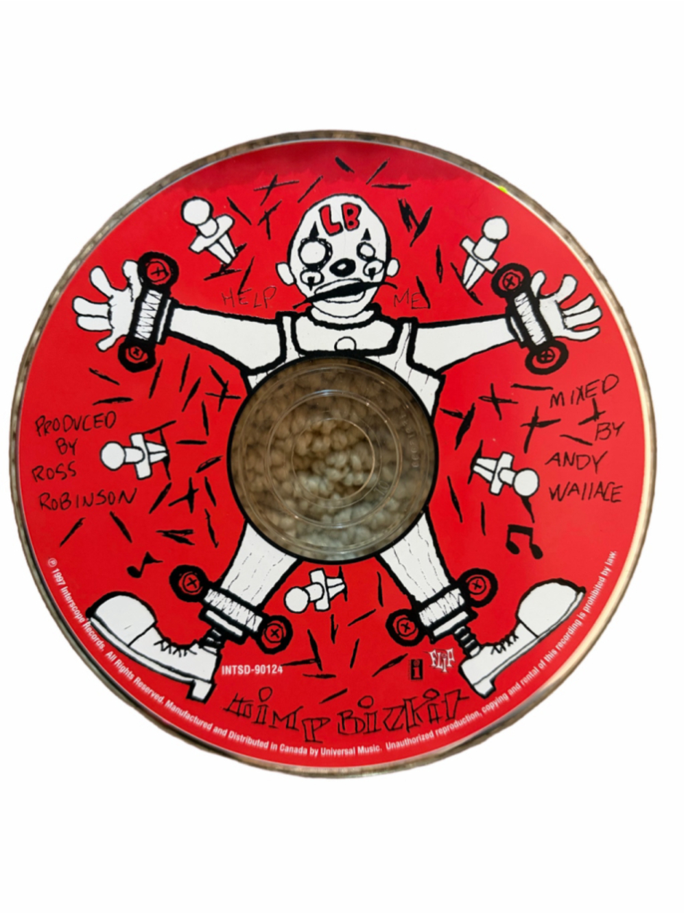 Limp Bizkit Three Dollar Bill, Y'all CD Red and White One Size